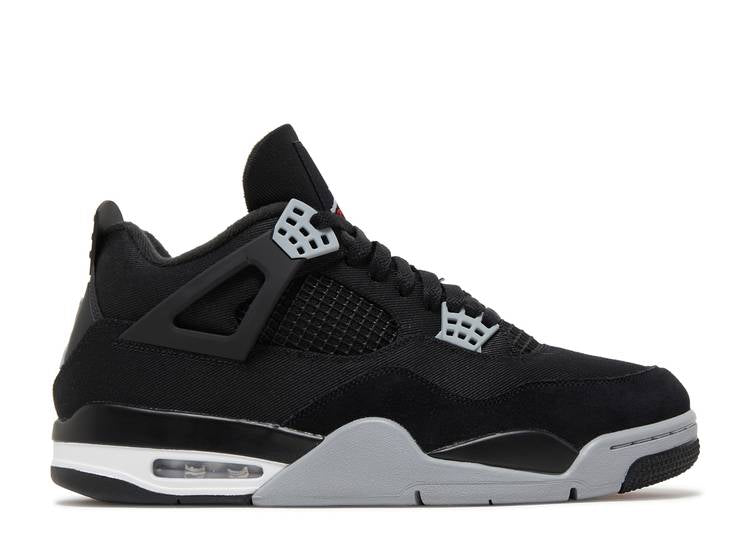 AJ4 Retro SE 'Black Canvas'
