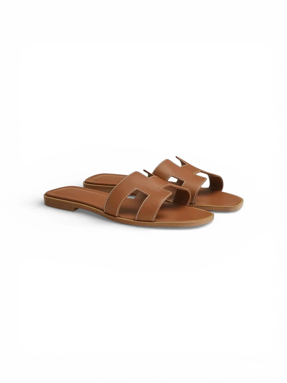 Oran Sandal Box Calfskin Gold