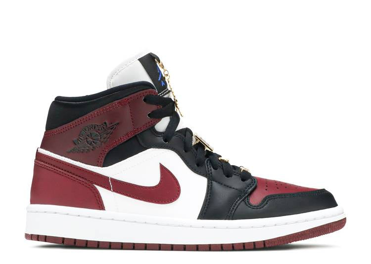 Davenzarry - Women's Air Jordan 1 Mid SE 'Gold Pendants' - Image 1