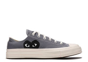 Davenzarry - Comme Des Garçons Play x Chuck 70 Low 'Steel Gray' - Image 1
