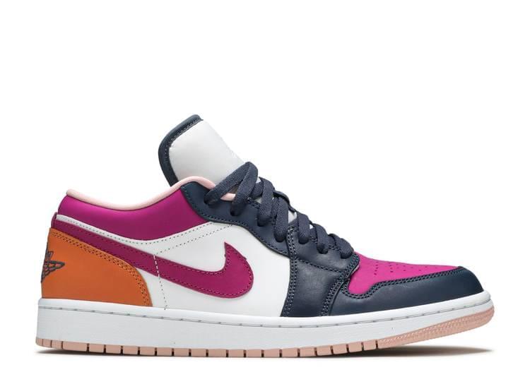 Davenzarry - Air Jordan 1 Low 'Mismatched - Purple Magenta' - Image 1