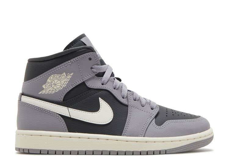 Davenzarry - Women's Air Jordan 1 Mid 'Cement Grey' - Image 1