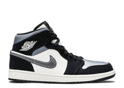 Davenzarry | Air Jordan 1 Mid SE 'Satin Smoke Grey' | View 1