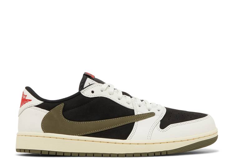 Davenzarry - Travis Scott x Women's Air Jordan 1 Retro Low OG 'Olive' - Image 1