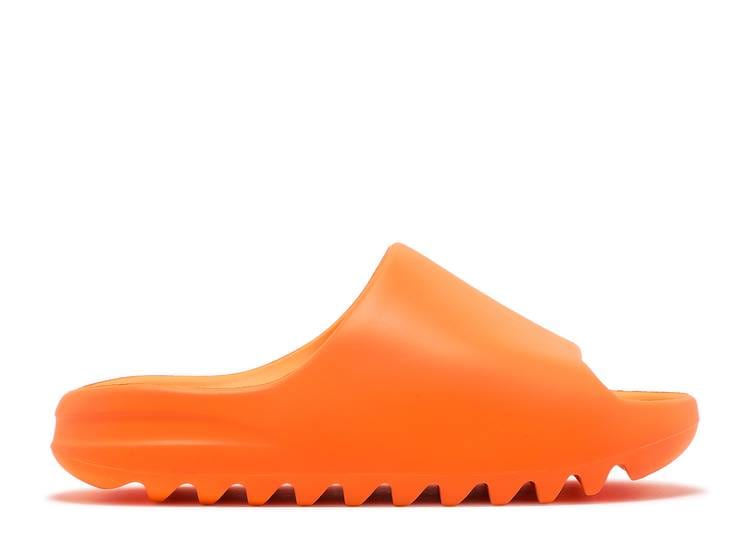 Davenzarry - Yeezy Slides 'Enflame Orange' - Image 1