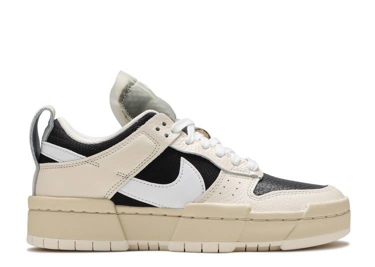 Davenzarry - Women's Dunk Low Disrupt 'Ivory Black' - Image 1
