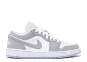 Davenzarry | Women's Air Jordan 1 Low 'White Wolf Grey' | View 1