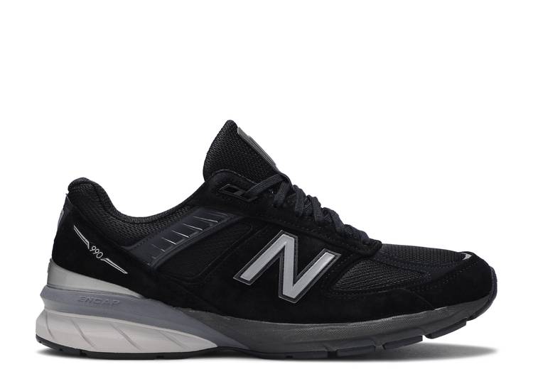 Davenzarry - New Balance 990v5 Made In USA 'Black' - Image 1