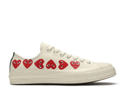 Davenzarry - Comme Des Garçons Play x Chuck 70 Low Top 'Multi Heart' - Image 1