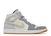 Davenzarry - Air Jordan 1 Mid SE 'Coconut Milk Particle Grey' - Image 1