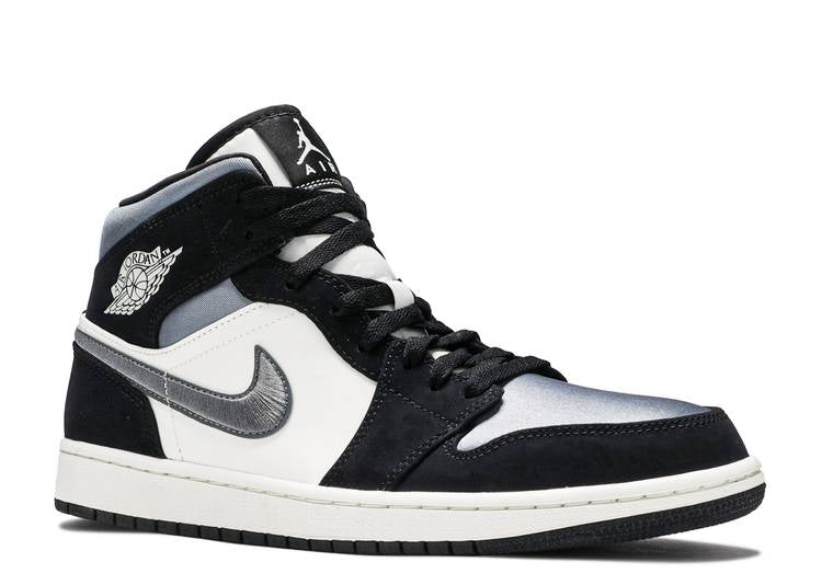Davenzarry | Air Jordan 1 Mid SE 'Satin Smoke Grey' | View 2