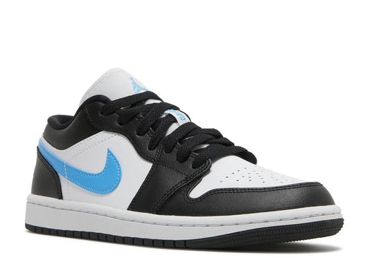 Davenzarry | Women's Air Jordan 1 Low 'Black University Blue' | View 2