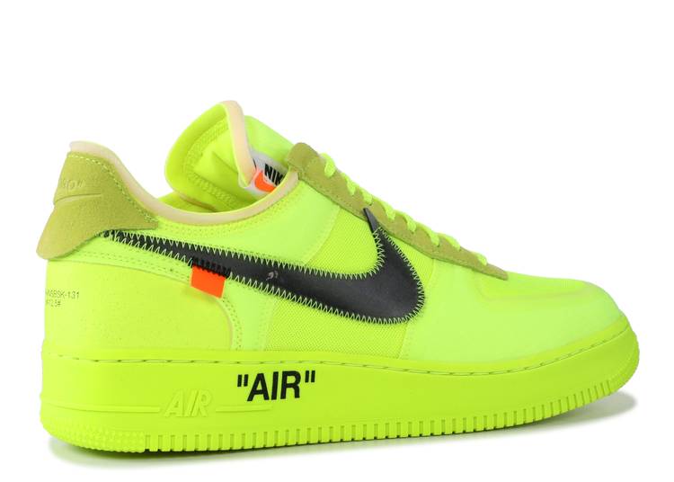 Davenzarry | Off-White x Air Force 1 Low 'Volt' | View 3