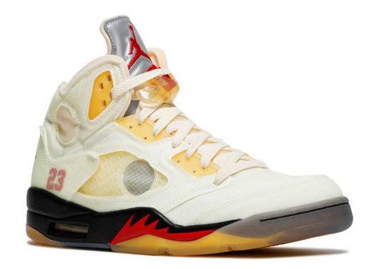 Davenzarry | Off-White x Air Jordan 5 Retro SP 'Sail' | View 2