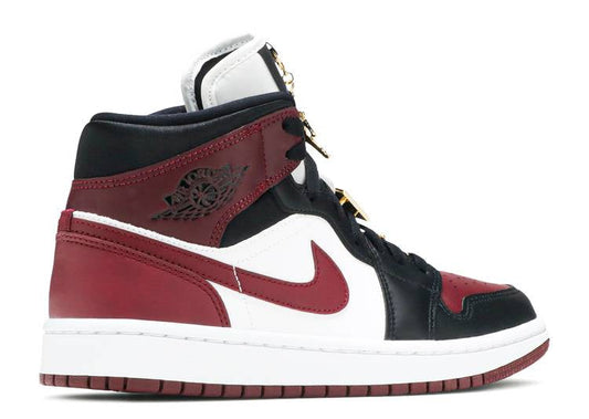 Davenzarry - Women's Air Jordan 1 Mid SE 'Gold Pendants' - Image 2
