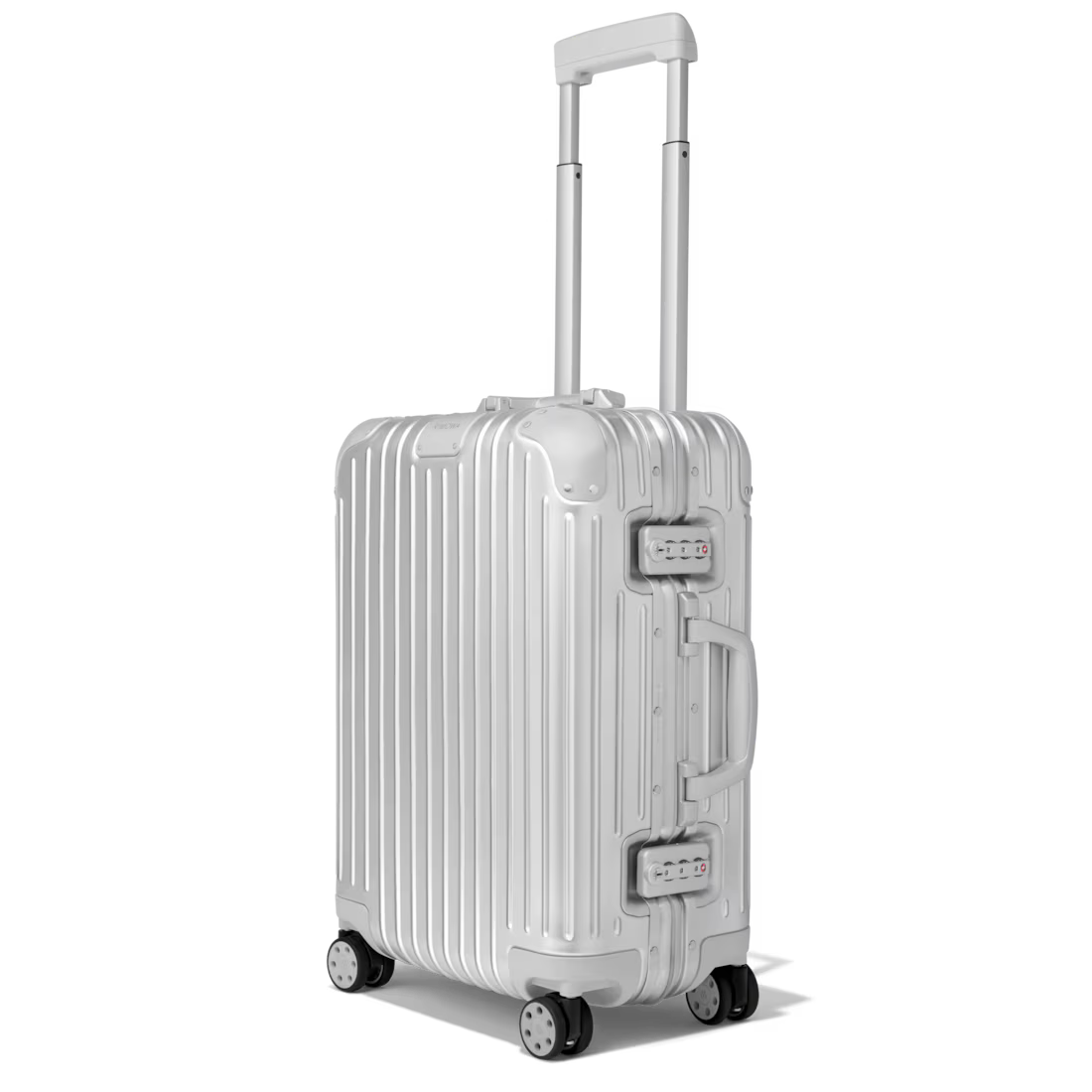 Davenzarry | Rimowa Cabin Aluminum Suitcase | Silver | View 2