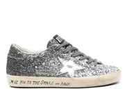 Davenzarry | Golden Goose Super-Star Glitter Love You To The Stars And Back - Women's | View 1