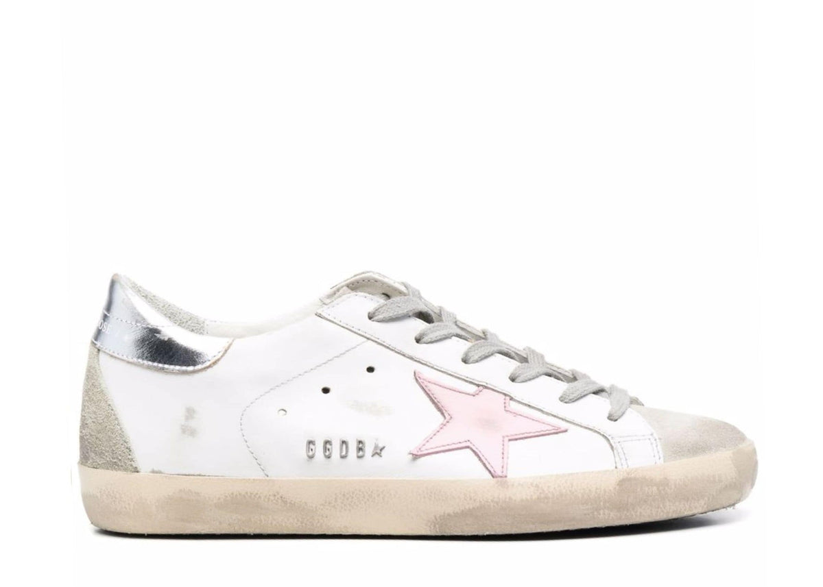 Golden Goose Super-Star Ice White Orchid Pink - Women's