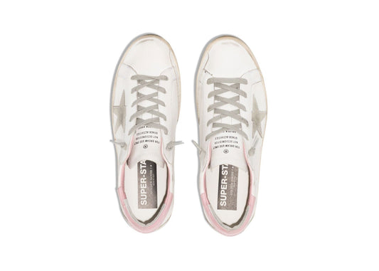 Davenzarry | Golden Goose Super-Star White Light Pink - Women's | View 2