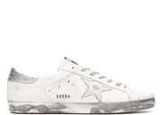 Davenzarry | Golden Goose Super-Star White Silver Glitter | View 1
