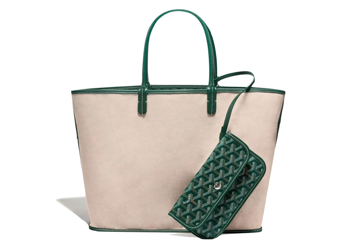 Davenzarry - Goyard Saint Louis Tote PM Green - Image 3