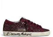 Davenzarry | Golden Goose Super-Star Burgundy Dream Makers | View 1