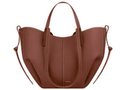 Davenzarry | Polène Cyme Mini Edition Textured Cognac | View 1