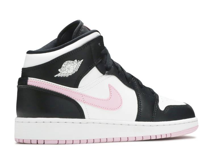 Davenzarry - Air Jordan 1 Mid GS 'White Light Arctic Pink' - Image 3