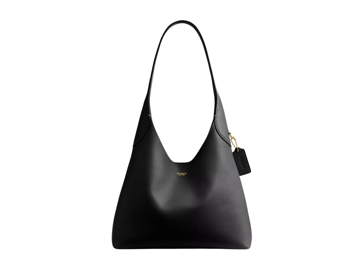 Davenzarry | Coach Brooklyn Shoulder Bag 28 Brass/Black | View 1
