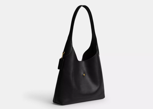 Davenzarry | Coach Brooklyn Shoulder Bag 34 Brass/Black | View 2
