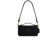 Davenzarry | Coach Elora Top Handle Crossbody Bag Brass/Black | View 1