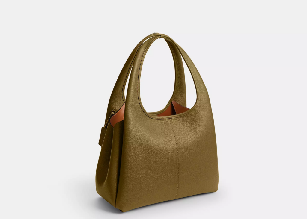 Davenzarry | Coach Lana Shoulder Bag Brass/Muted Olive | View 5