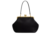 Davenzarry | Coach Large Kisslock Frame Bag Brass/Black | View 1
