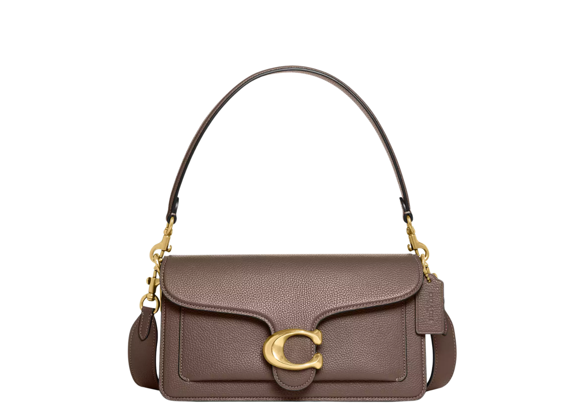 Davenzarry | Coach Tabby Shoulder Bag 26 Brass/Dark Stone | View 1