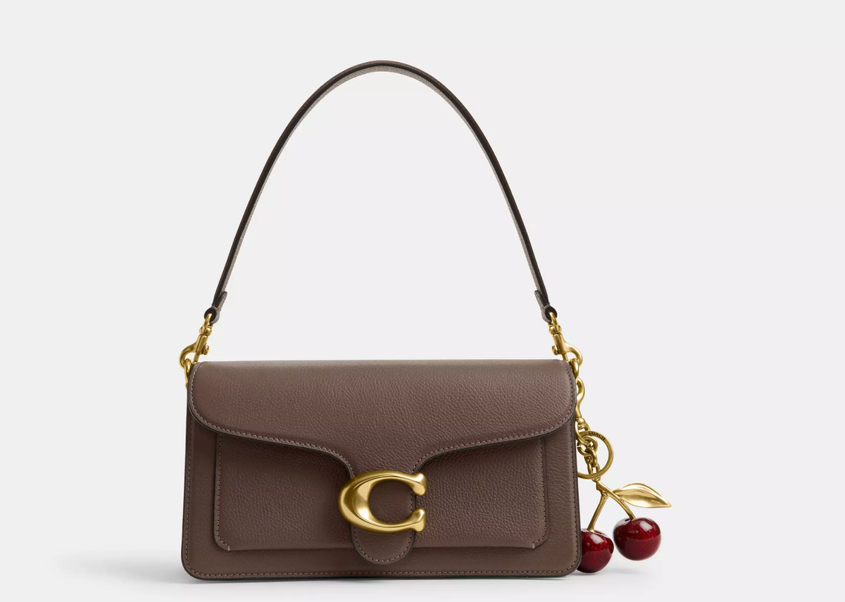 Davenzarry | Coach Tabby Shoulder Bag 26 Brass/Dark Stone | View 3