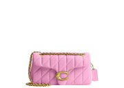 Davenzarry | Coach Tabby Shoulder Bag 26 Pillow Quilting Brass/Flower Pink | View 1