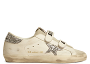 Davenzarry | Golden Goose Old School Silver Glitter Star Ice Gray - Women's | View 1