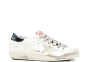 Davenzarry | Golden Goose Super-Star Swarovski Crystal Star Blue Heel Tab - Women's | View 1
