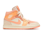 Davenzarry | Women's Air Jordan 1 Mid 'Apricot' | View 1