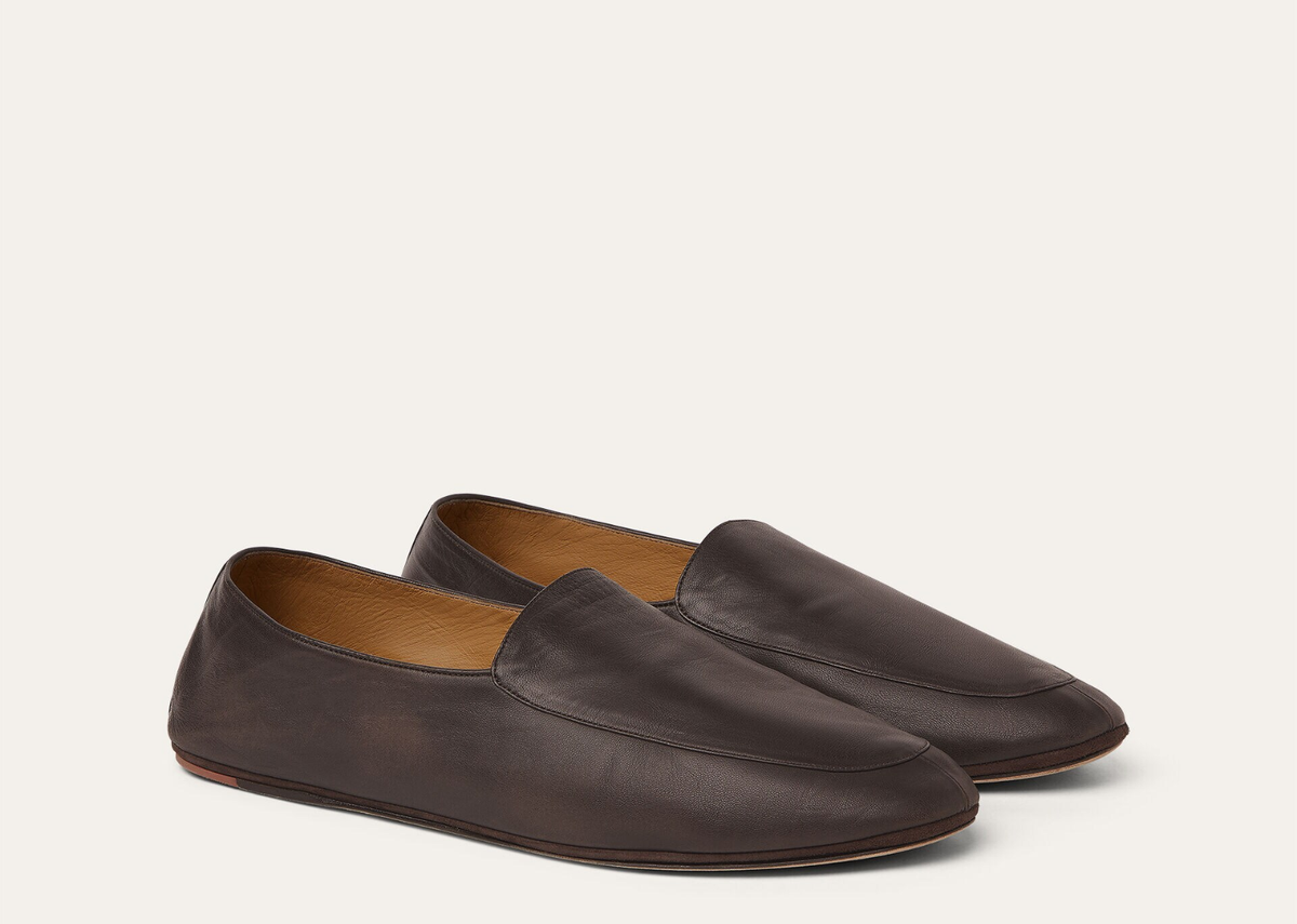 Davenzarry | Loro Piana Anton Walk Loafer Lambskin Moka | View 2