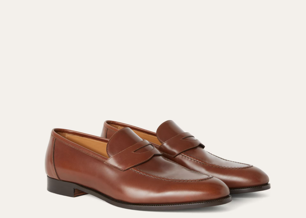 Davenzarry | Loro Piana Sergio Loafer Calfskin Cuoio Inglese | View 5