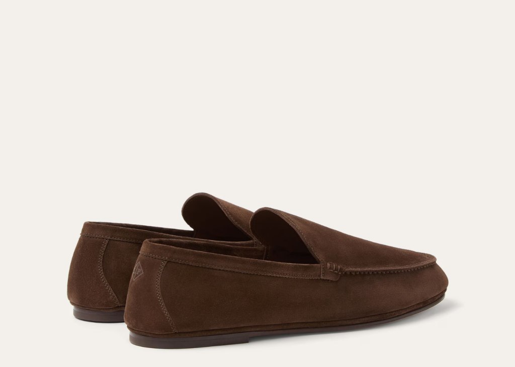 Davenzarry | Loro Piana Summer Anton Walk Loafer Suede Terra | View 8
