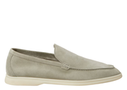 Davenzarry | Loro Piana Summer Walk Loafer Suede Wild Desert Sage | View 1