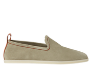 Davenzarry | Loro Piana Venice Walk Loafer Suede Wild Desert Sage | View 1